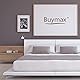 Buymax® Bettwäsche 200x200 100% Baumwolle 3-Teilig Bettbezug - Bettwäsche-Sets 200 x 200cm mit 2 mal Kissenbezüge 80x80cm, ÖKO-TEX Renforcé-Bettdeckenbezug Set mit Reißverschluss