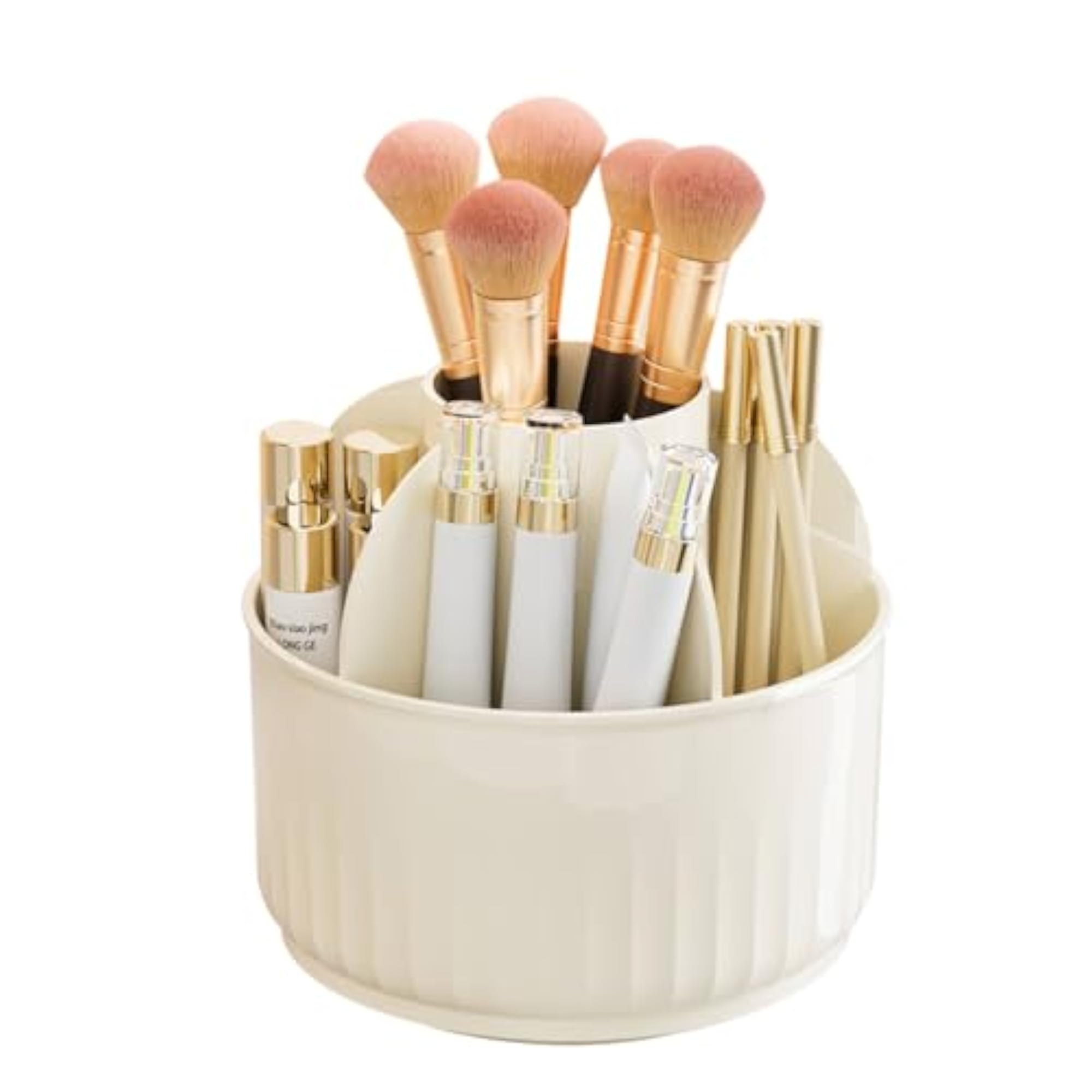 360 Rotating Large Capacity Makeup Brush Holder