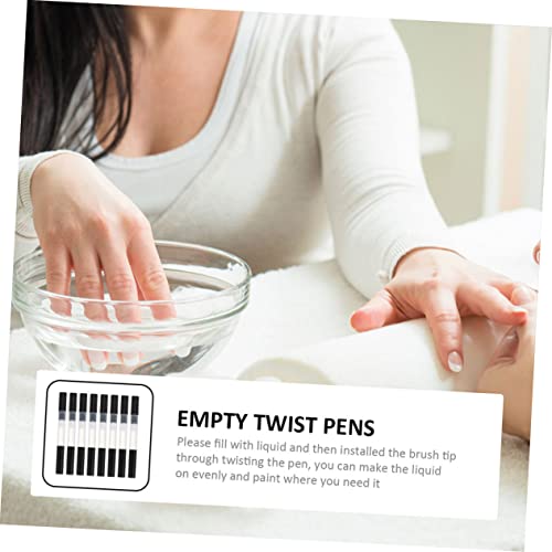 Beaupretty Recipiente Dispensador De Caneta De Esmalte De Viagem Recipiente De Cílios Rímel 16 Peças