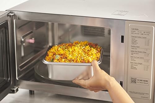 Image of Fridge to Oven Microwave Safe Stainless Steel Reusable Food Storage Containers with Leak-Proof and Airtight Lids (Square 1500 ML)