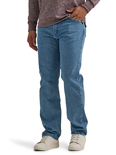 Image of Wrangler Men's Classic 5-Pocket Regular Fit Cotton Jean