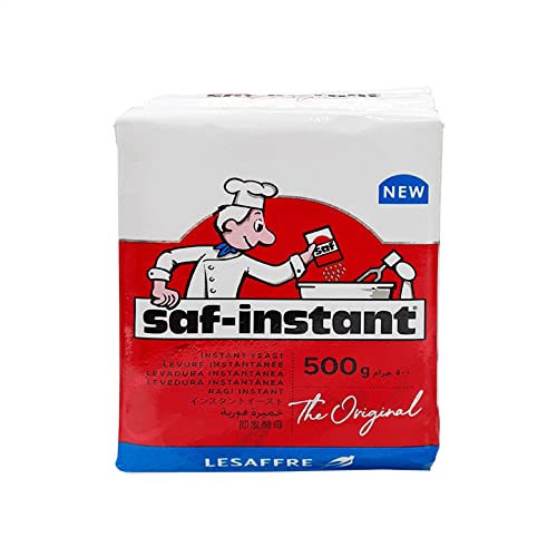 Saff Instant Dry Yeast (Low Sugar Bread for The red Label) Value Pack 500g