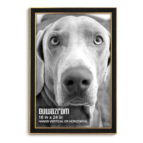 euwazram 16x24 Poster Frame for Photos and Art, Suede Black, 1 Pack