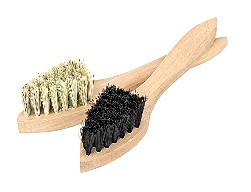 Peggy Perfect Schuhcreme-Bürsten 2er Set, Hell & Schwarz, 24 x 3 x 8 cm Cover