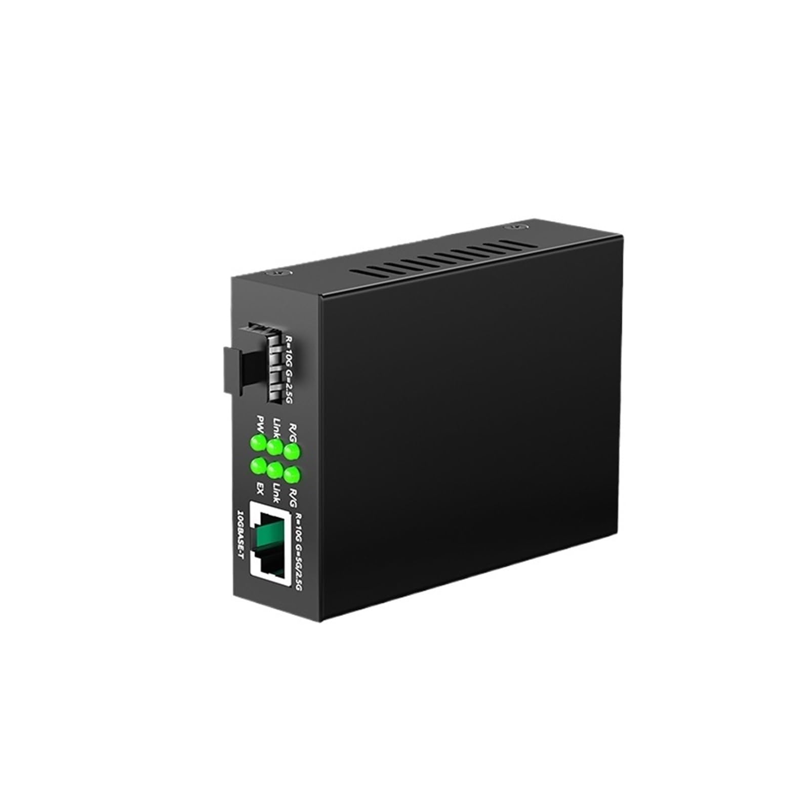 OSHZIKJII 10G SFP+ Fiber to RJ45 Media Converter RJ45 to SFP+ 10/100/1000M/2.5G/10G Ethernet Converter Transceiver(A-.U Adapter)