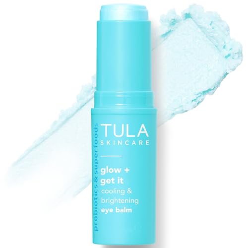 Image of TULA Skin Care Eye Balm Glow & Get It - Dark Circle Treatment, Instantly Hydrate and Brighten Undereye Area, Portable and Perfect to Use On-the-go, 0.35 oz.