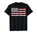 Cat American Flag USA Paws Patriotic T-Shirt
