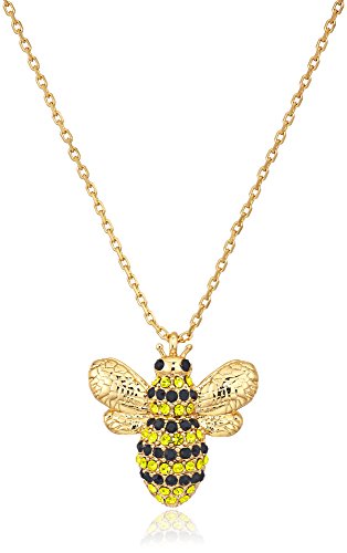 Kate Spade New York "Pave Bee Mini Pendant Picnic Perfect Pave Bee Mini Multi Pendant Necklaces #TOP26