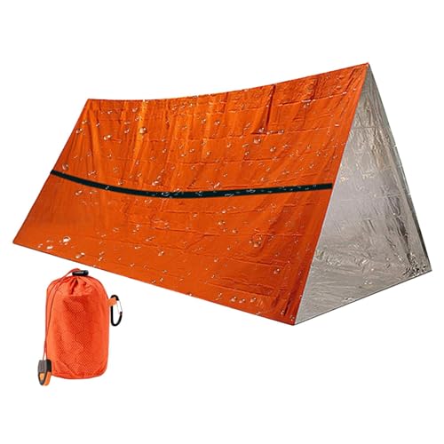 Generisch Schlafsäcke zum Überleben, tragbarer Thermoschlafsack,Wasserdichter Schlafsack Survival Bivy Sack - Kompakter, Leichter Outdoor-Zubehör, tragbarer Überlebensschutz zum Wandern