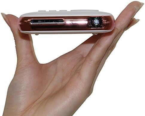 LED Mini Pocket Projector,AIJIWU Mobile DLP Home Theater Android Wi-Fi Smart Pico Projector with Digital 120" Max Display 100LM LED Lamp, Rechargeable, Free HDMI Cable, Tripod & 32GB