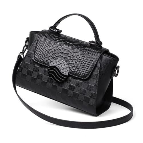 Women's Top Handle Tote Handbags Crossbody Cowhide Bags Genuine Leather Satchel with Shoulder Strap2