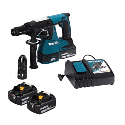 Makita DHR243RTJB Akku-Kombihammer für SDS-PLUS 18V in Makita DHR243RTJB Akku-Kombihammer für SDS-PLUS 18V in