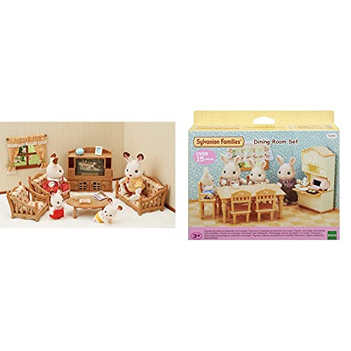 Sylvanian Families 5339 muebles de salón y comedor para reuniones familiares