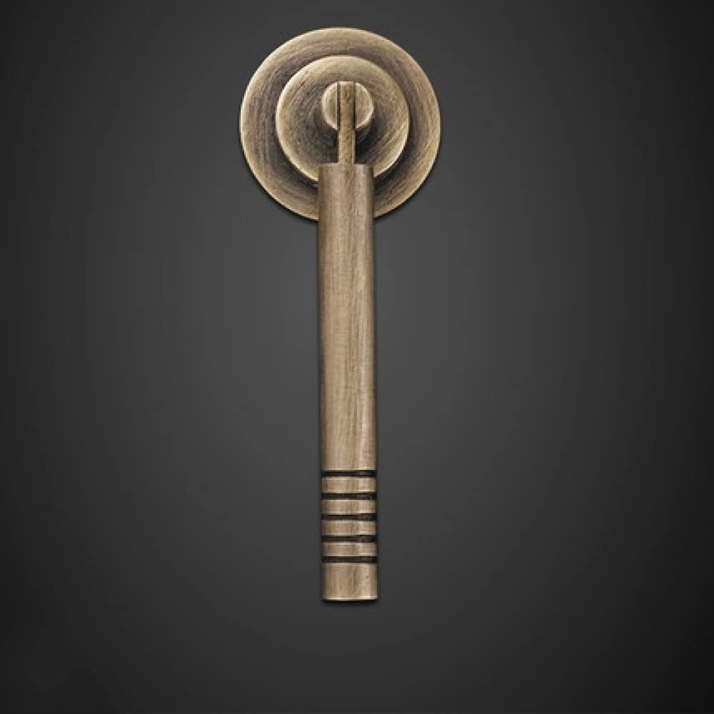 Tire poignée boutons de garde-robe Youther en cuivre pur au design vintage