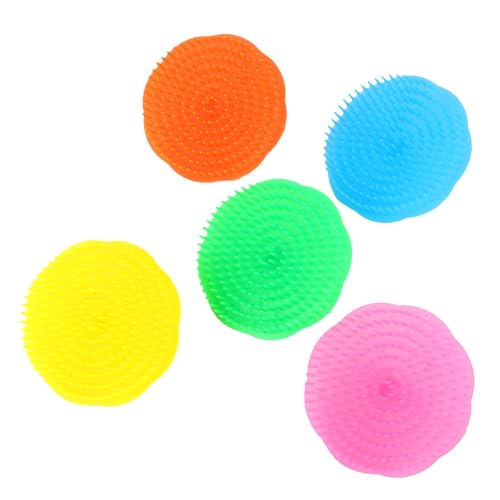 Ciieeo Massaggiatore per Cute e Spazzola per Shampoo 20 Pezzi, Portatile e Compatto, Stimola la Crescita dei Capelli e Controlla la Forfora, Adatto a Tutti i Tipi di Colore Casuale