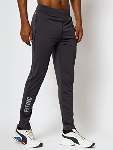 Image of FITINC Men's Stretchable Track Pant for Gym with Zipper Pockets