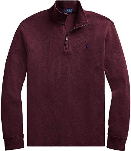 Polo Ralph Lauren Men's Half-Zip Pima Cotton Sweater - Multicolored - Medium