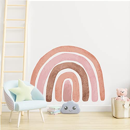 Self-Adhesive Cute Rainbow Wall Sticker For Kids/Girls Room, Peel And Stick Wall Art Decals Wall Murals For Nursery Room Baby Bedroom Home Decor #TOP4