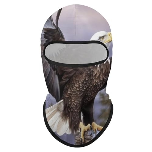 Balaclava Bald Eagle para hombre y mujer, máscara facial con protección solar, transpirable y de cobertura total para senderismo, ciclismo, running y conducción miniatura 7