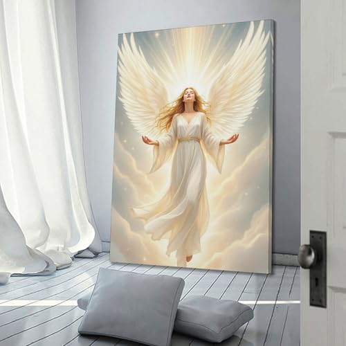 Poster d'ange esthétique sur toile pour créer un coin zen dans sa chambre