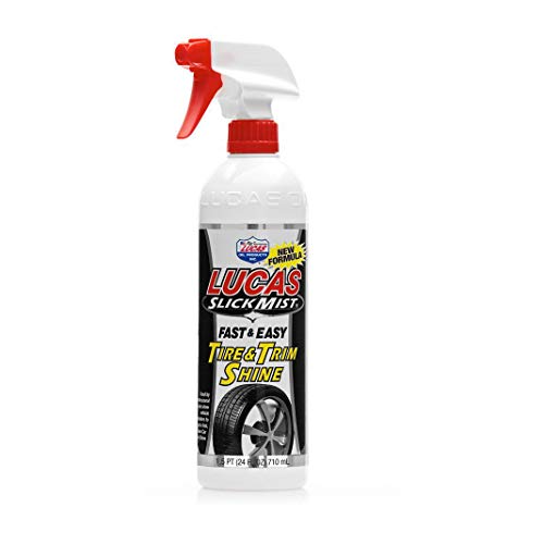 Nettoyant Pneu Lucas Slick Mist spray idéal pour le lavage auto du weekend