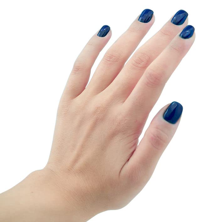 Miniatura 2 de Esmalte de gel azul tinta, esmalte de uñas de gel natural con pigmentos orgánicos, esmalte de gel de uñas UV para remojar el esmalte de uñas de