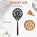Perforated Pizza Peels 6 INCH pizza spatula paddle Long Handle Metal Pizza Spatula for Indoor and Outdoor (6 Inch)