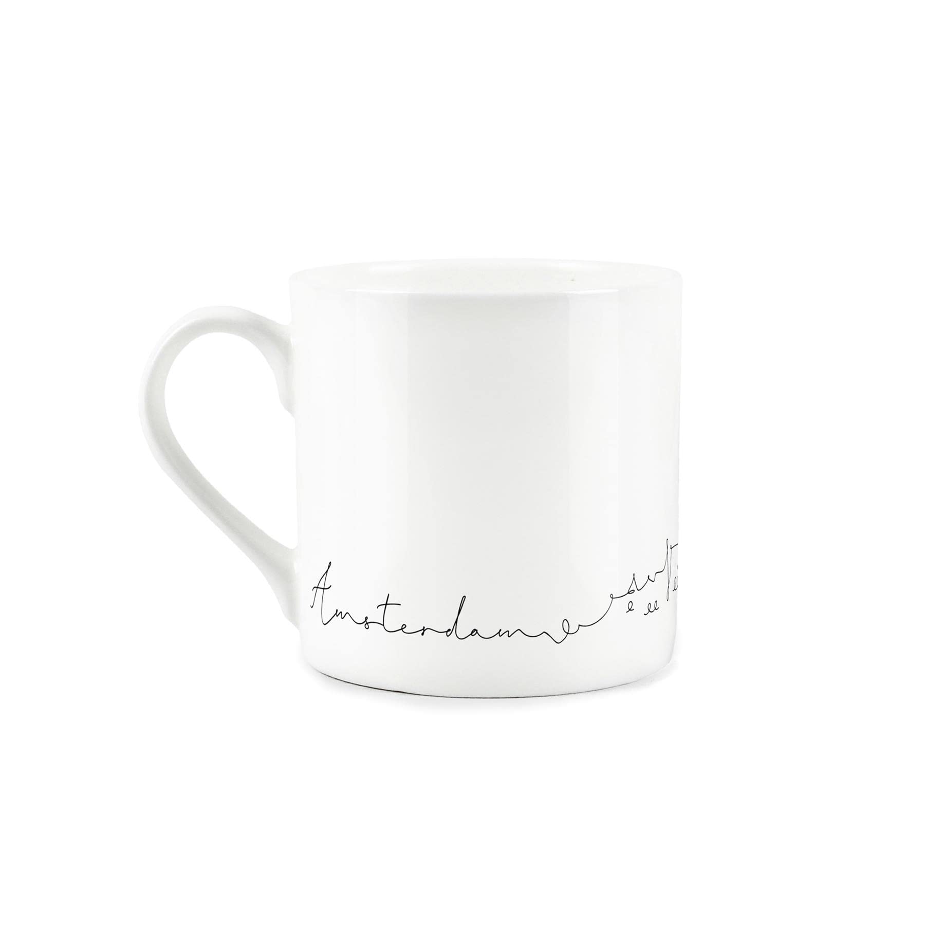 Purely Home Amsterdam City Skyline Collection - Bone China Mug White Coffee/Tea Present Gift for Travel Lovers - Image 3