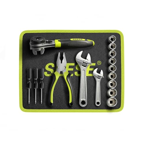 Flexible Magnetic Tool Mat: Features 83 Powerful Magnets for Holding Tools & Metal Parts - Perfect for Car Repair Mechanics Automotive Shops and DIYers (245 x 320mm)