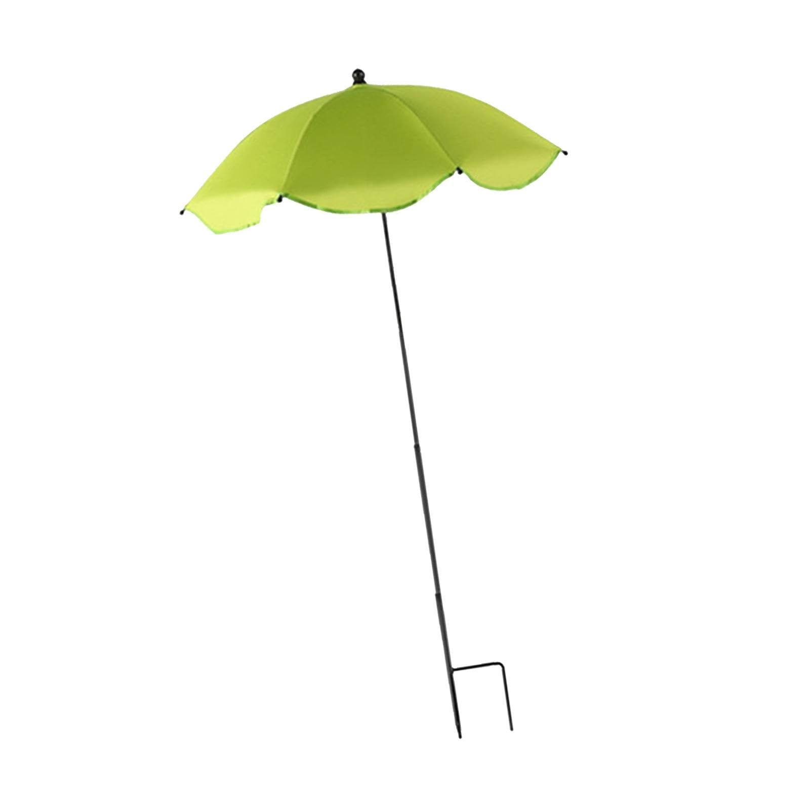 MagiDeal Plant Umbrella Outdoor Plants Shade Cloth Adjustable Plant Parasol with Metal Stake Convenient Planters Protection Garden Umbrella Shade Cover for Yard Garden Patio Plants,65 * 128cm,Green — image 1