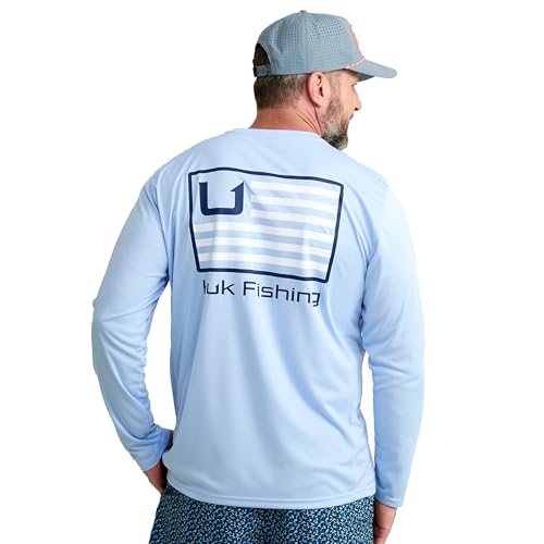 Chemise HUK Pursuit pour homme idéale pour vos sessions de pêche et sorties en mer
