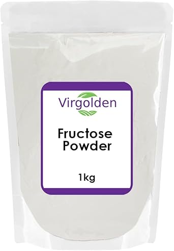 Fructose Powder 1kg - Powdered Sugar Alternative - Pure Cane Sugar Substitute - Sugar Substitute for Baking - by Virgolden