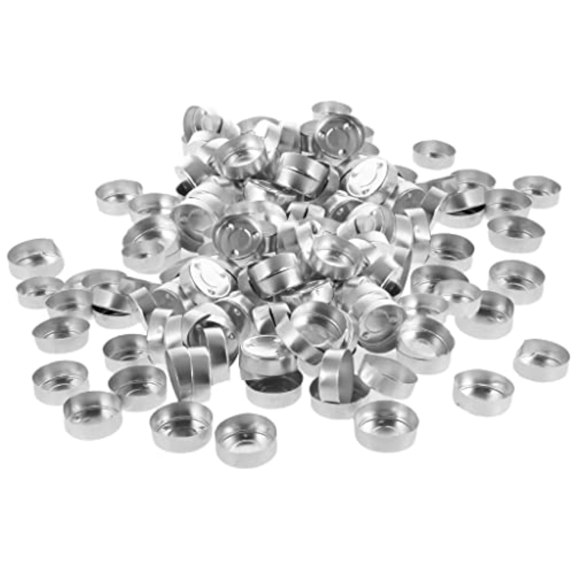 200 Pieces Empty Aluminum Tealight Cups