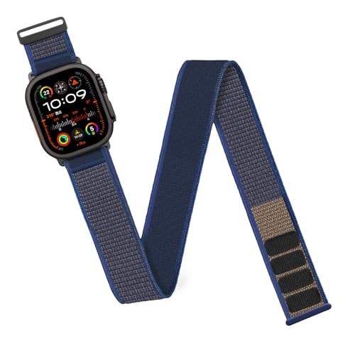 Bracelet Trail Loop nylon élastique compatible Apple Watch Ultra 2 49mm 45mm
