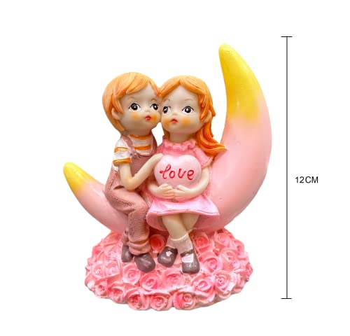 Image of AUGEN Polyresin Love Idol Statue Showpiece for Home Decor Decoration and Gifting (7671-E, 12cm)