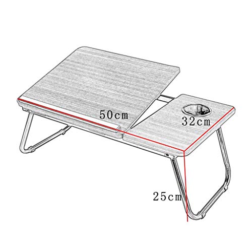 Table basse pliante mini bureau ordinateur lit et canapé carré compact