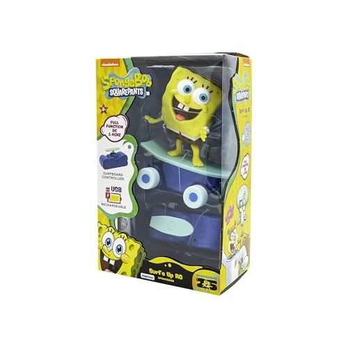 SPONGEBOB SQUAREPANTS Surfs Up RC Vehicle - Full-Function Remote Control Spongebob Toy with Surfboard Controller, Real Surf Action Play for Kids Ages 3+ by SPONGEBOB SQUAREPANTS - Image 6