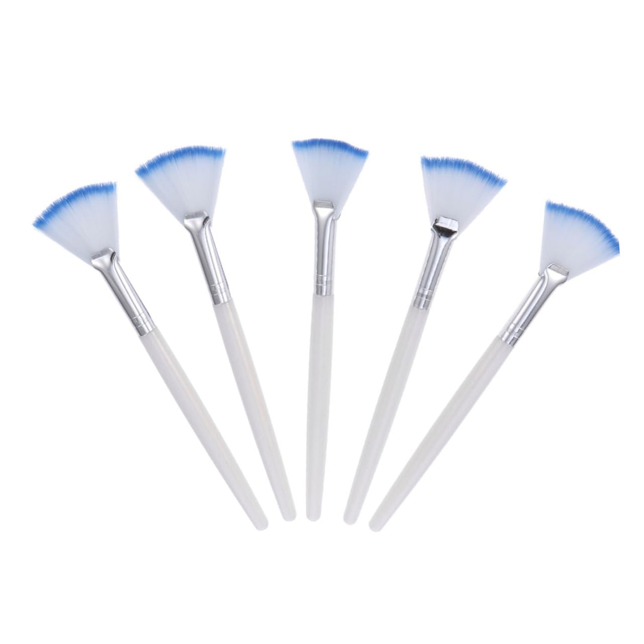 TOVINANNA Facial Mask Brush Makeup Brushes 5pcs Fan-shaped Soft Facial Fan Mask Applicators