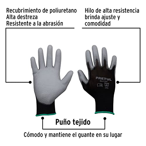 Guantes de nylon recubiertos de poliuretano 9 Imagen adicional
