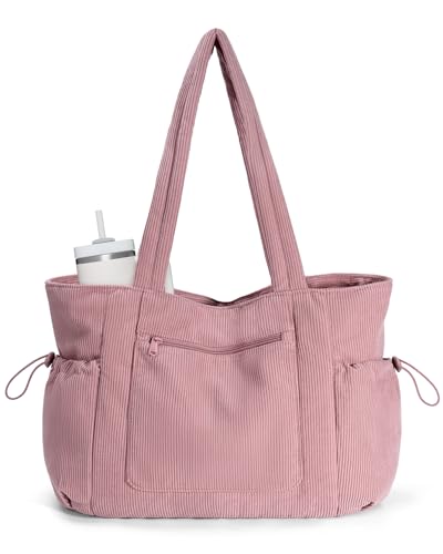ECOHUB Cord Tote Bag Damen Groß, Recycelte Shopper Tasche mit...