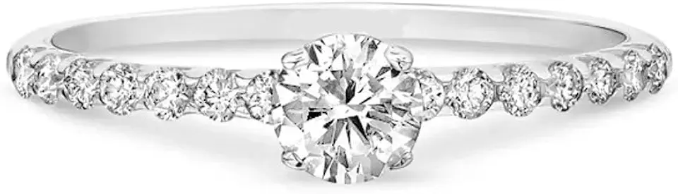 Anel Solitário Prata 925 com Zircônia de 4mm e 1,5mm, Design Minimalista, Estilo Atemporal