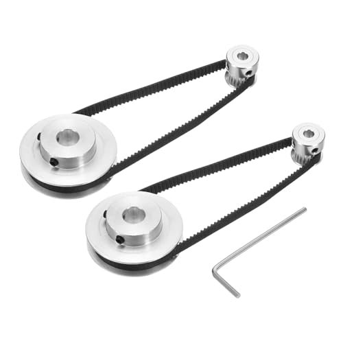 uxcell 2Zbg GT-2 zC[ 20&60 5&10mm {AAA~jE^C~Ov[[zC[ 280mmA6mm 3Dv^[pxg CNC}V(20-60T-5&10B-6)