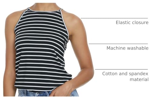 Image of LouKeith Womens Tank Tops Casual Flowy Printed Vest Shirts Sleeveless Cotton Soft Summer Tees Blouses