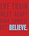 Believe Training Journal (Classic Red)