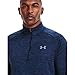 Under Armour Men's Tech 2.0 1/2 Zip , Academy Blue (409)/Steel, Large