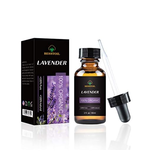 Aceite Esencial de Lavanda Orgánica - 100% Puro, Natural, Sin OGM, Grado Terapéutico para Difusor de Aromaterapia - Cuentagotas de Vidrio Premium (60ml)