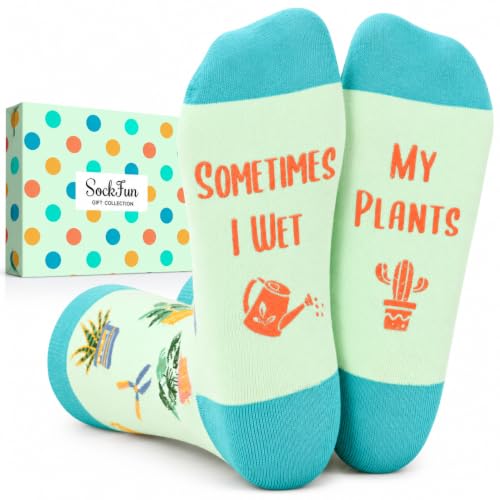 Funny Plant Socks for Women - Mother's Day Gardening...