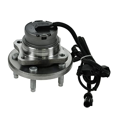Image of TRQ Front Left and Right Wheel Bearing and Hub Assembly Set 2 Piece Compatible with 03-04 Ford Crown Victoria 03-04 Lincoln Town Car 03-04 Mercury Grand Marquis 03-04 Marauder