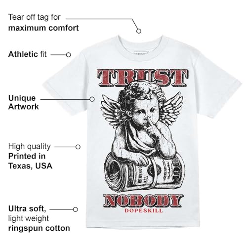 Image of DopeSkill Graphic Tee Streetwear Hip Hop Hypebeast Street Style Crew Neck Unisex T-Shirt Sneaker Colour Matching Shirts Angel