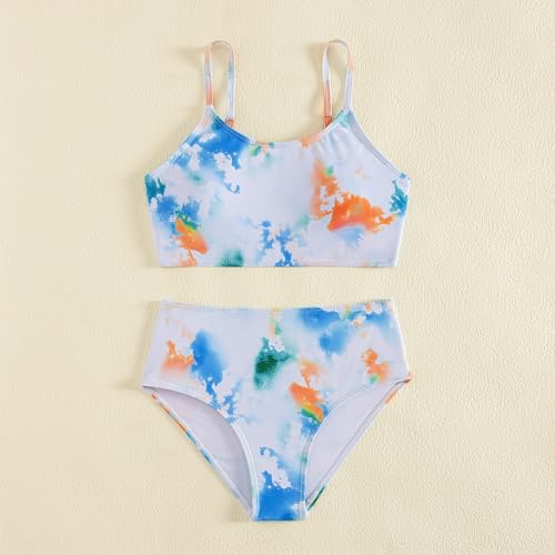 Girls' Swimsuit Beach Sport 2-Piece Bikini Bathing Suit Summer Qui𝐜k Dry Swimsuits Girls' Swimwear Tankini Set2